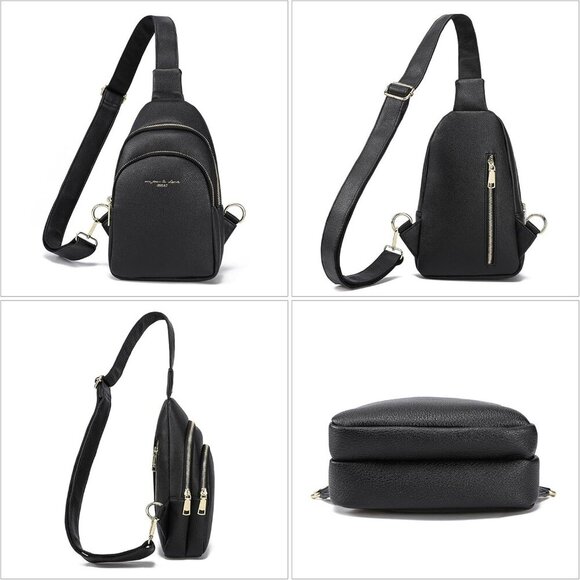 INICAT Small Sling Bag Crossbody Vegan Leather Fanny Packs for Women Fashionable - Picture 8 of 8